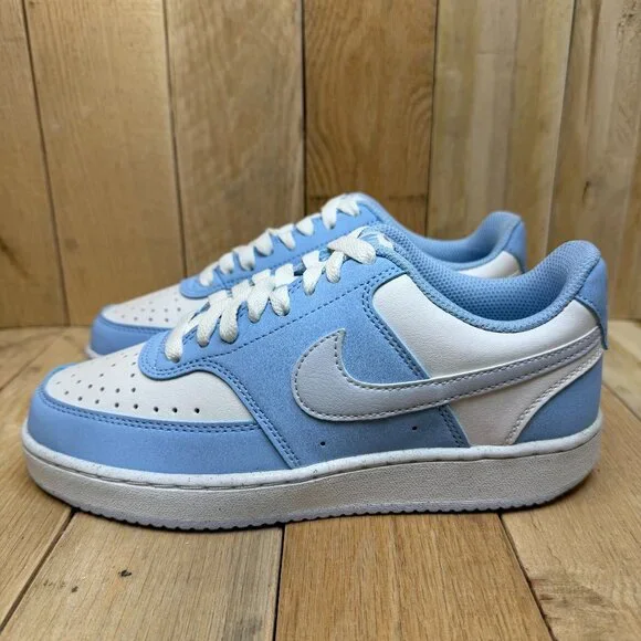 Nike Womens Court Vision LO P NBK Size 5.5 Summit White/Football Grey IM1652-100 - Picture 1 of 15